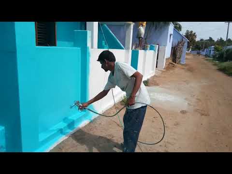 TAMIL HOUSE SPARY PAINTING[QUICK WORK]😱😱