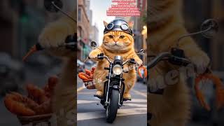 cat and shrimp #videoviral #catcontent #videoshort #cookingcat