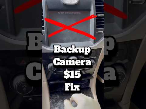 Backup Camera Not Working $15 Fix