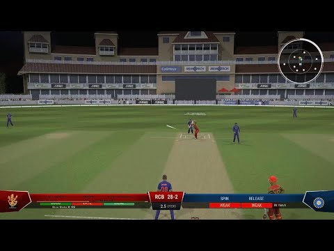 PS5 Cricket 24 Gameplay: India vs RCB – An Epic Thriller