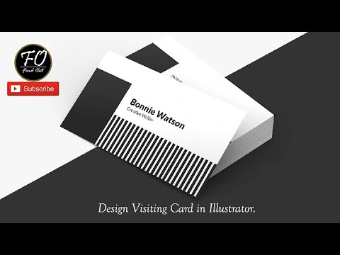 Black and White professional Business Card | Visiting Card | Adobe Illustrator