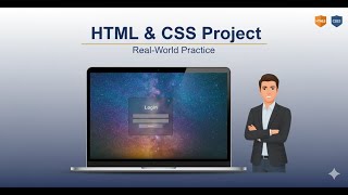 Html and css practice project | Login-Form | Glassmorphism Effect