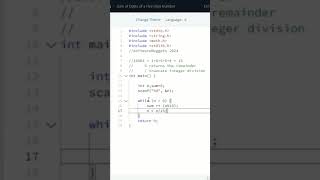 HackerRank : C Programming - Sum of Digits of a Five Digit Number