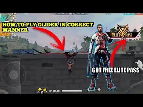 FREE FIRE | HOW TO USE GLIDER IN FREE FIRE | FREE ELITE PASS IS HERE | FULL DETAIL !!!