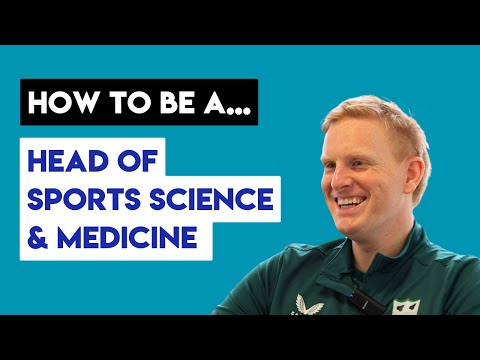 How to be a Head of Sports Science and Medicine