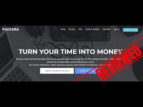 Paidera Review 2020 : Legit or Scam (English & Arabic)