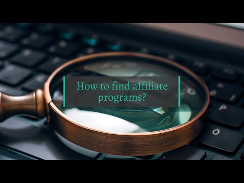 How to find Affiliate Programs?
