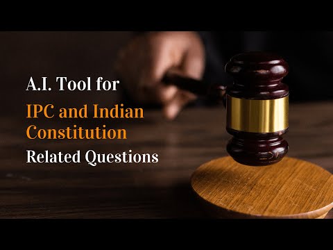 AI tool for Indian constitution || Explore Indian Laws with AI || AI Lawyer