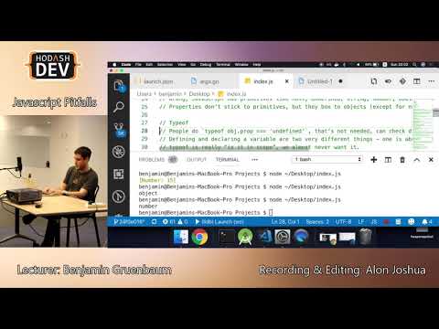 JavaScript Pitfalls with Benjamin Gruenbaum (Hebrew)