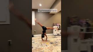 Gymnastics quiz 🤸🏻‍♀️ #challenge #tiktok #shorts