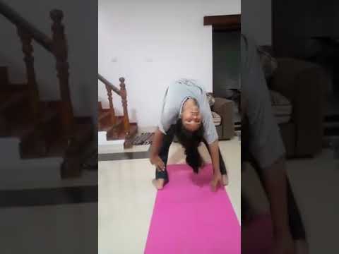 Wheelpose|චක්‍රාසනය||sri Lankan yoga girls