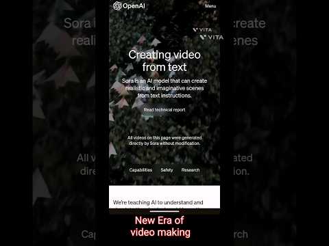 AI video maker #openai #sora