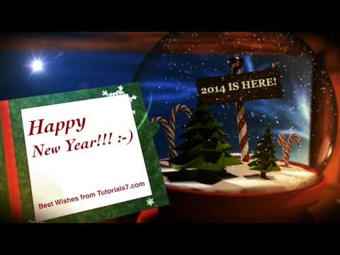 Happy New Year 2014 from Tutorials7.com!