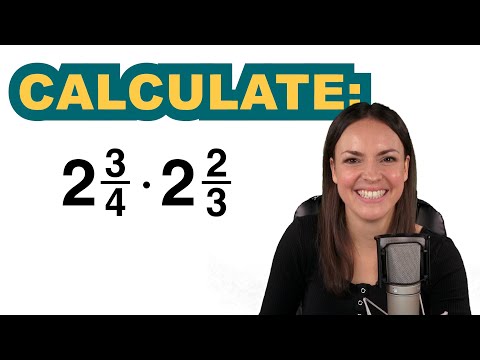 Multiplying mixed fractions – Math tutorial