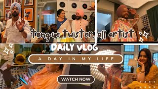 ￼ Tongue twister ￼Rab Rakhaa all artist funny videos#fahmaankhan #joycreator #sonakshibatra