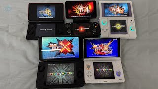 Review devices The Dual Screen Handheld Android Gaming Anbernic RG DS and AYN Thor and onexsugar