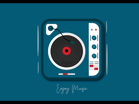 Music Player Illustration SpeedArt | Illustrator | How to Make Music Player in Illustrator