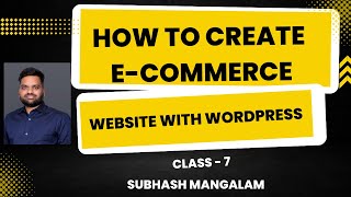 How to Create e- Commerce Website in WordPress | Woo commerce WordPress Tutorial for Beginners