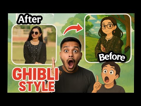 Ghibli Style Pic বানাও মাত্র ১ মিনিটে | Grok App Tutorial in Bangla #ghiblistyle #banglatutorial