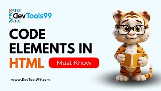 Code Elements in HTML #devtools99 #devtips #devtricks #html #coding #programming
