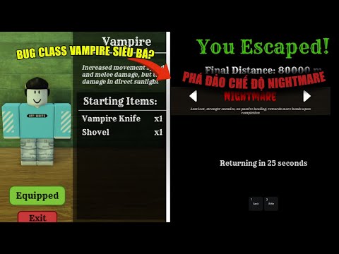 PHÁ ĐẢO CHẾ ĐỘ NIGHTMARE VỚI BUG CỰC BÁ CỦA CLASS VAMPIRE?