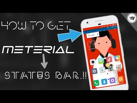 How to get meterial status bar Any Android phone Like Xiaomi Phones By Aditya..!!
