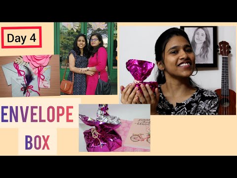ENVELOPE BOX💕Last 5 minute diy Gift Ideas Day 5😍 "Open when You are happy"🥰 sealed envelope ✉️ #bff