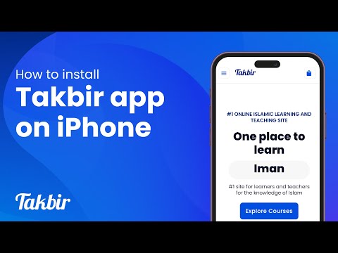 How to install Takbir app on iPhone (iOS) | Quick & Easy Guide