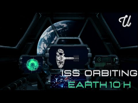 10 hours aboard the international space station | space white noise