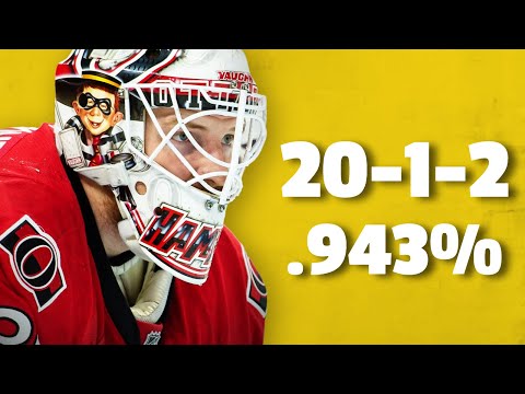 When a 3rd String Goalie Dominated the NHL for 2 Months