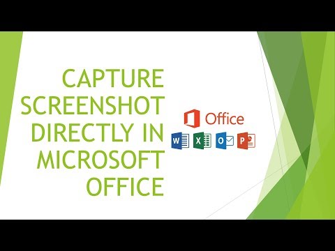 Capture Windows Screenshot Directly from Office