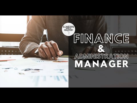 Finance and Administration Manager 11532 Video
