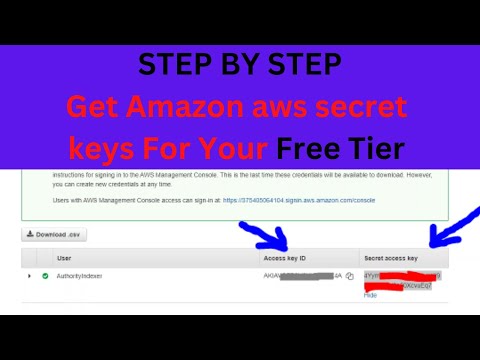 How to get Amazon AWS secret keys without any hassle
