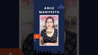 What is Agile Manifesto? 4 Values of Agile Manifesto  #agile #agilecoach