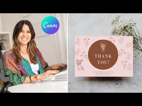 Canva Tutorial: Create a Wedding Thank You Card  | 2025 (Part 2)
