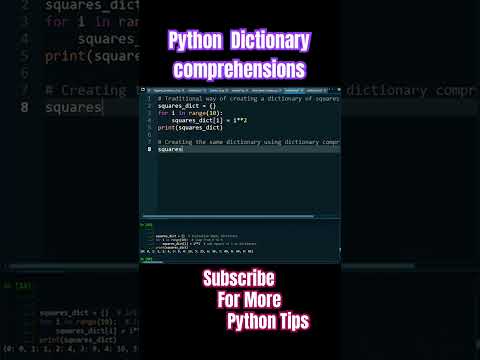Python Dictionary Comprehensions | Coding Tips & Tricks