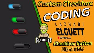 Coding Custom Checkbox Design HTML and CSS | Checkbox Button