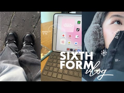 SIXTH FORM/college vlog❄️: productive, realistic | day in the life
