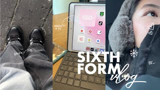 SIXTH FORM/college vlog❄️: productive, realistic | day in the life
