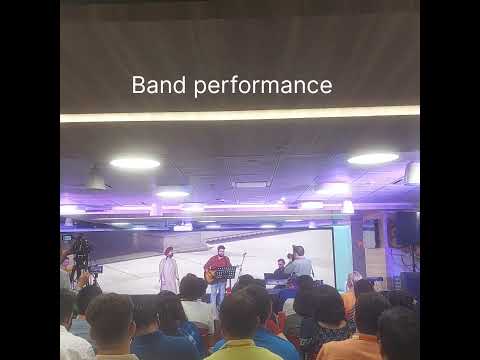 Corporate Townhall Band performance