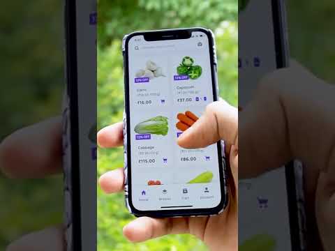 Grocery App #concept #app #shorts