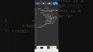 paragraph tag in HTML