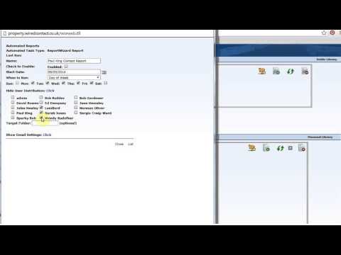 Automated Reports from WiredContact