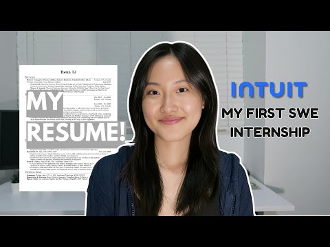 How I Landed My First Software Engineering Internship | SWE Intern at Intuit
