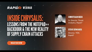 Inside Chrysalis: Pre-Webinar Statements from Christiaan Beek around Notepad++, Lotus Blossom