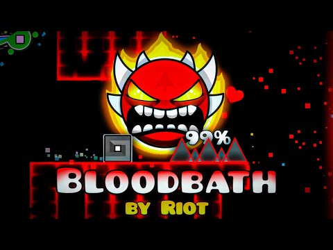 Bloodbath - ЛЕГЕНДАРНЫЙ ЭКСТРИМ ДЕМОН в Geometry Dash