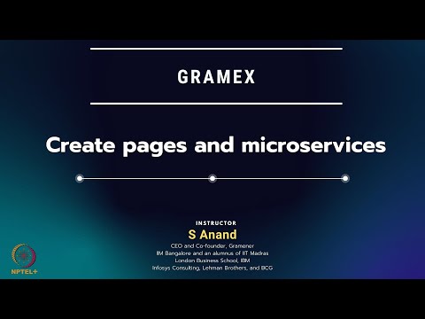 Create pages and microservices