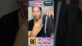 Super waterproof running belt bag