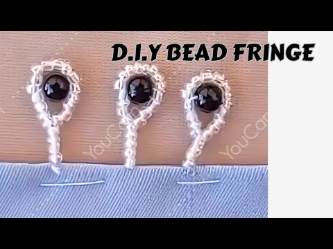 D.I.Y Beaded Fringe | Sleeves l Tutorial | Easy Bead Work