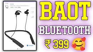 bAot N.B Pro With Upto 30 Hour Play Back Fast Charging Bluetooth Wireless Neckband Bluetooth Headset